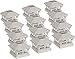 GreenLighting Mission Solar Post Cap Lights Fits 5x5 PCV/Vinyl Outdoor Solar Powered Post Cap Light, Fence Post, Landscaping, Deck, Garden- Bright LED, Waterproof White 12 Pack