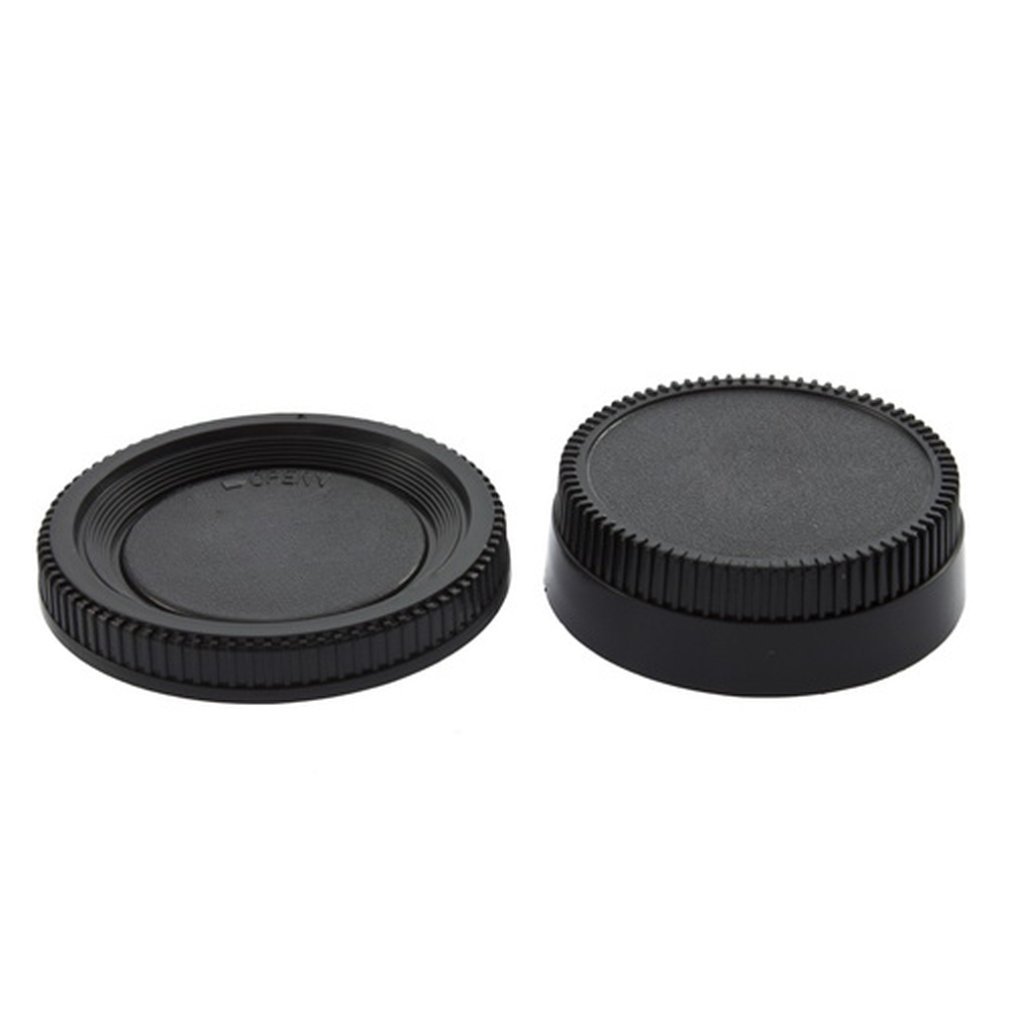 Leoboone Professional 58   22mm Camera Plastic Black Body Cover   Rear Lens Caps Cover for All Nikon DSLR Camera Protective Cover