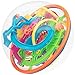 Gyronaut Obstacle 3D Puzzle Ball & Display Stand|437 Total Tangled & Twisted Interactive Maze Obstacles|Alpha & Omega 2 Pack