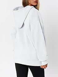 WYNNQUE White Hoodies for Women Oversized