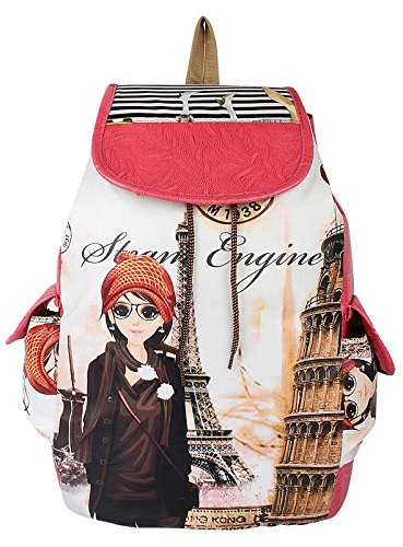 roshiaaz cute girl printed women's backpack bags