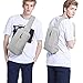 CrossBody Sling Bag Shoulder Chest Backpack Daypack Lightweight Casual Outdoor Sport Travel with USB Charging Port for Men Women Oscaurt (Dark Grey)