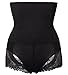 Lelinta Women's Butt Lifter Shaper Seamless Tummy Control Hi-waist Thigh Slimmer,Black-1,M/L(Fit For Waist:21.7