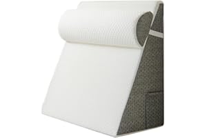 The Hiquo Wedge Pillow Original - New & Improved 2026 (Grey-X1PCS)