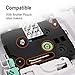 Buyalot Compatible Label Tape Replacement for Brother TZe 24mm 0.94 Laminated TZe-151 Black on Clear Ptouch Label Tape Compatible with Ptouch PTD600 PTD600VP PTP750W PT2730, 26.2 Feet, 3-Pack