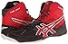 Asics Men's Cael V6.0 Wrestling Shoe,Charcoal/Fire Red/Silver,9 M US