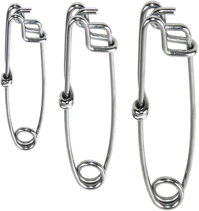 Spearfishing Longline Tuna Fishing Clips Stainless Steel Springloaded