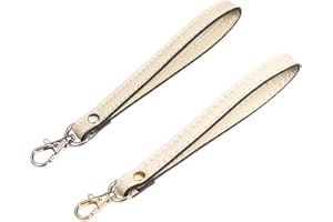 AAStraps Wristlet Strap, Genuine Leather KeyChain Hand wrist Strap for Clutch Wallet Cellphone Key with Golden Lock