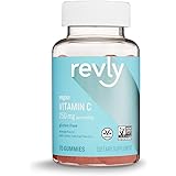 Amazon Brand - Revly Vitamin C, 250 mg per Serving (2 Gummies), 70 Gummies, Supports Healthy Immune System, Vegan, Non-GMO