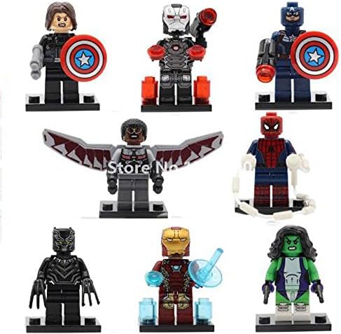 Hot selling Marvel DC Super Heroes Minifigures Avengers Iron Man Batman Deadpool Building Blocks Sets Model Kids Toys, Christmas gift