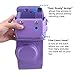 [Fujifilm Instax Mini 8 Case] - CAIUL 2nd Generation [Update Version] Comprehensive Protection Instax Mini 8 Case With Soft PU Leather [ Film Count Show and Easy to Reload Film Design ] (Purple)