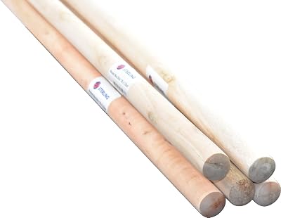 Sterling Ventures Replacement Wooden Handle for Brooms and Mops 120cm Beech