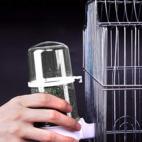 balacoo Vogel Wasserspender Automatische Vogeltränke Geflügeltränke Wellensittich Futterspender Käfig Wassertränke für für Papagei Sittich Vogelkäfig Zubehör – Bild 4