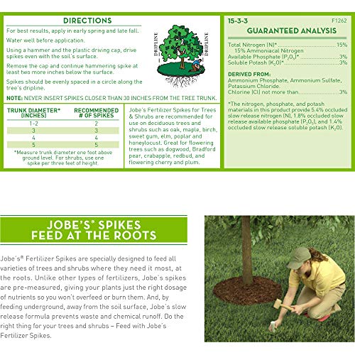 Jobe's, Fertilizer Spikes, Tree and Shrub, 9 Count Pricepulse