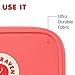 Fjällräven Kanken Card Wallet for Men, and Women - Zippered Compartment with Interior Coin Pocket, Exterior Sleeve, and Durable Design Peach Pink One Size One Size