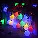 HC&ABELE LED Globe String Lights Battery Operated, Multi Colors, Globe Fairy Starry Lights for Home Party Birthday Festival Wedding Indoor Outdoor Decorations 16.5ft / 50LED