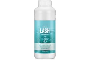 TWILASH BY DLY 600ml Lash Shampoo Bulk, Eyelash Extensions Cleanser for Extensions, Safe Makeup Remover, Non-irritating or Burning Formula Eyelid Foaming Cleanser Best for Professional Salon and Home Use (Unscented)