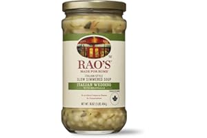 Rao's Homemade Italian Wedding Soup, 16oz, Real Vegetables, Traditional Italian Heat and Serve Soup, 1 Pound (Pack of 1)