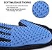 Pet Massage & Grooming Comb | Dogs Brushes Deshedding Tool | Small Medium Large Dog Table Hair Remover Brush | Dog TV Fur Removal Magic Glove | Touch Hair Glove Gifts | Pet Hair Lint Remover (Glove)