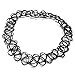 23pcs Jewelry Set Black Gothic Stretch Elastic Double Line Henna Tattoo Choker Collar Pendant Necklace (23pcs Pendant Necklace)