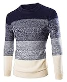 Zicac Men's Casual Fashion Pullover Sweater Assorted Color Knitwear