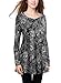 BAISHENGGT Women's Flared Comfy Loose Fit Tunic Top XX-Large Black