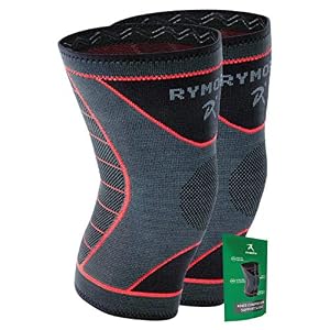 Rymora Knee Support Brace for Woman and Man- Knee Compression Sleeves, Comfortable and Secure Sleeve Supports for Weight…