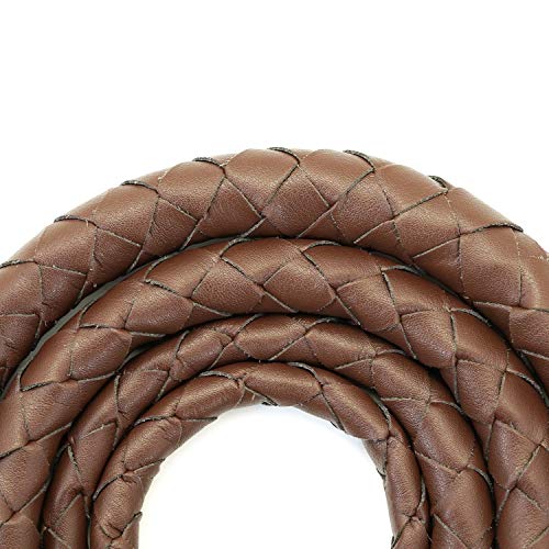 SCARLET KITTEN Cowboy Whip Cat Woman Long Whips Costumes Supplies for Halloween Costume Accessories 5.3ft/1.6m, Brown