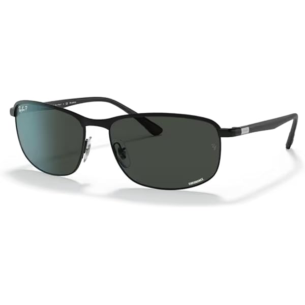 Amazon.com: Ray-Ban RB3684CH Chromance Rectangular Sunglasses