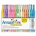 AmazaPens Gel Pens for Adult Coloring Books - Metallic Colors, 150% More Ink for Arts, Crafts & Writing Best Value Professional Quality Colored Pens for Adults and Kids