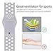 UMAXGET for Fitbit Blaze Bands, Sport Wristband Silicone Replacement Strap with Silver Frame for Fitbit Blaze Smart Fitness Watch Silver&White Small