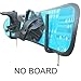 YYST Stainless Steel Snowboard Wall Rack Snowboard Wall Mount Horizontal Display - No Board