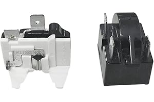 NOQUKA QP-02-4.7 Refrigerator Accessories 2-Piece Set, 1 Piece Refrigerator Overload Protector 1/2HP and 1 Piece QP-02-4.7 PT