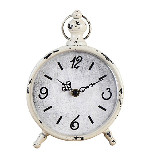 CKLT Vintage Table Clock，Creative European Style Antique for Home Decor