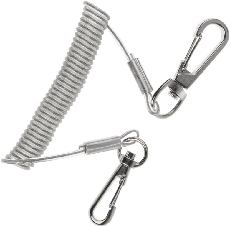 Lanyard Tactique En Paracord Spiralé Avec Mousqueton - Dragonne Pour Clés, Outils, Sports Outdoor