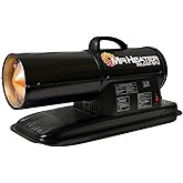 Mr. Heater F270255 MH50KR Contractor 50,000-BTU Forced-Air Kerosene Heater , Black