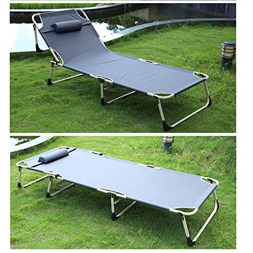 YPSM Gartenliege klappbar Liegestuhl,Campingliege Dreibeinliege 4-stufig Verstellbarer Rückenlehne,Sonnenliege… – Bild 7