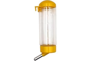 MACGOAL Rabbit Water Bottle No Drip for Cage 16 oz Guinea Pig Water Bottle Leak Proof Small Animal Water Dispenser for Bunnies - Ship by Random Color