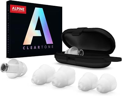 Alpine ClearTone Ear Plugs 21dB Noise Reduction S/M/L Reusable Concert Music
