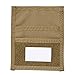 Tactical Notebook Covers Detachable Passport Pouch (Coyote Brown)