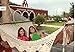 Sunnydaze Deluxe Handwoven American Style Cotton Hammock -770-Pound Weight Capacity - Natural