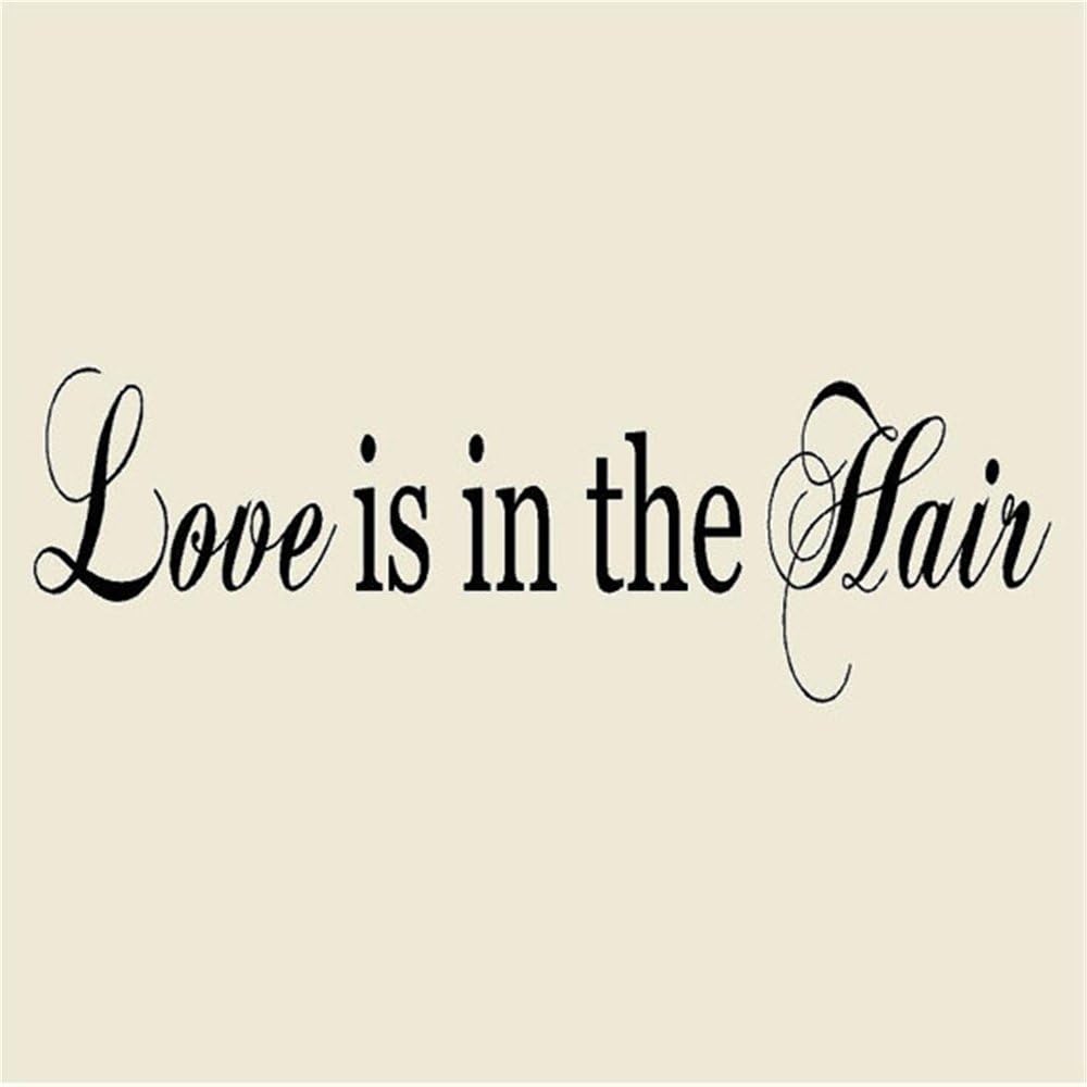 Amazon Com Bngfvc Love Is In The Hair Salon Beauty Salon Wall