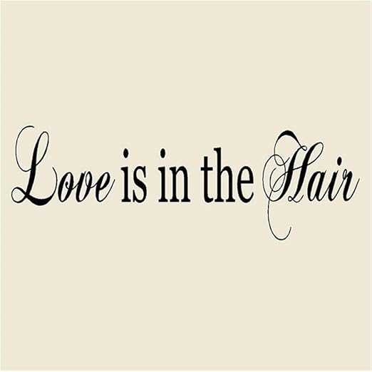 Amazon Com Bngfvc Love Is In The Hair Salon Beauty Salon Wall