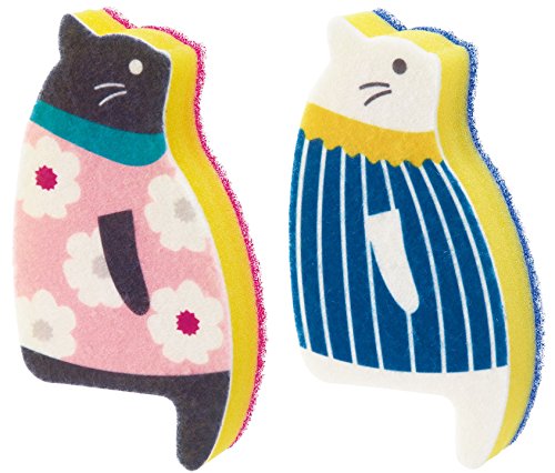 Myrna sit sponge cat 2 color set J033 Myrna sit sponge cat 2 color set J033