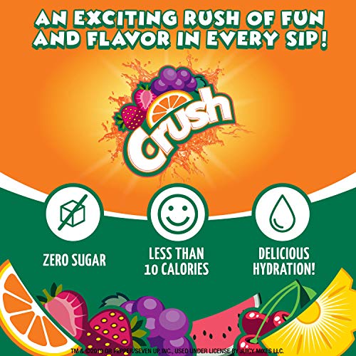 Crush, Pineapple Powder Drink Mix Sugar Free & Delicious, Makes 72