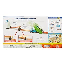 Hot Wheels Track Builder Hammer Drop Challenge