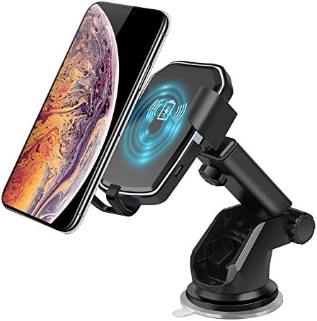 TCOCHE QI Wireless Car Charger, Auto-clamping Fast Charger Car Mount with 360°Air Vent Holder, for iPhone X/iPhone 8/8 Plus/XSamsung Galaxy Note 8 / S 8 / S 8 + / S 7 / S 6 Edge + / Note 5