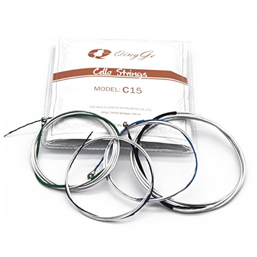 image for QINGGE Cello Strings 1 Set Generic Aluminum-magnesium alloy Wound cell