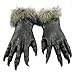 Odowalker Halloween Werewolf Costume Wolf Claws Gloves and Head Mask for Cosplay Costume Man Women Girls Boys Kids Unisex (Gloves)