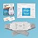 NEWGO Ice Pack for Back Pain Relief, 2 Pack Hot or Cold Gel Cold Packs with Plush Backing for Lower Back Injuries, Sciatic Nerve, Tailbone Pain -Gray